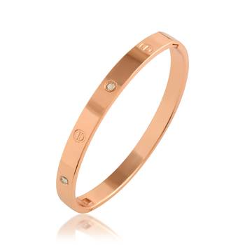 Memoir pure copper cz designer openable cuff kada men women 2