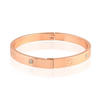 Memoir pure copper cz designer openable cuff kada men women 4