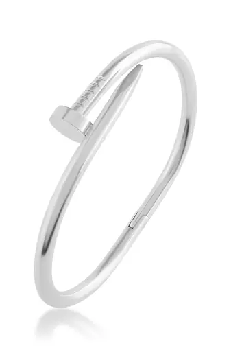 Memoir stainless steel nail design free size openable fashion kada men