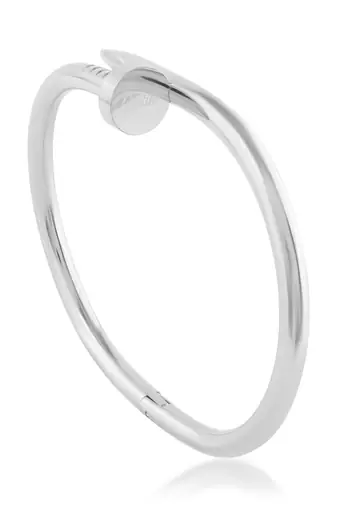 Memoir stainless steel nail design free size openable fashion kada men