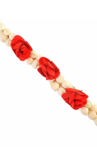 Memoir artificial mogra and rose gajra juda veni hair accessory women