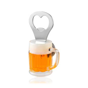 Memoir acrylic beer mug design bottle opener 3