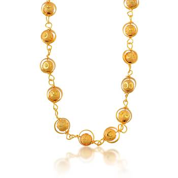 Memoir brass gold handmade necklace chain women 2