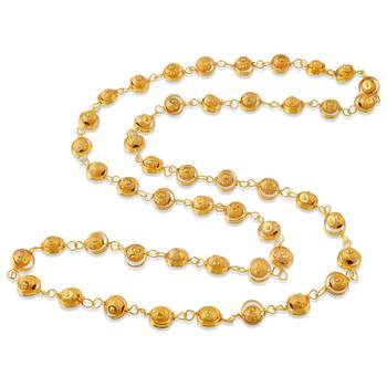 Memoir brass gold handmade necklace chain women 3