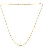 Memoir brass 24kt micron gold thin sober chain men women