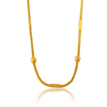 Memoir brass 24kt micron gold thin sober chain men women 2
