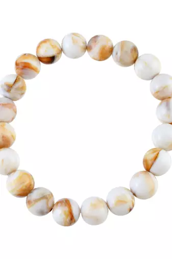 Memoir marble jasper vastu fengshui evil protection elastic bracelet