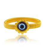 Memoir golden elastic evil eye bracelet for men women