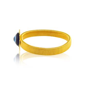 Memoir golden elastic evil eye bracelet for men women 3