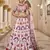 Stunning Kasab Worked Off-White Art Silk Lehenga Choli