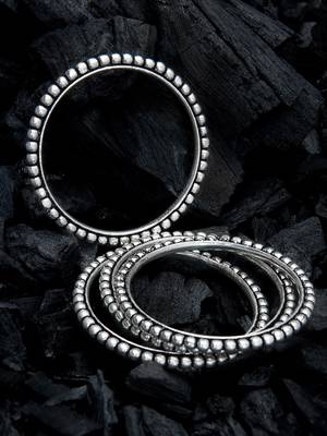 Oxidized indian silver jewelry set - navaratri, eid , diwali festive jewellery 3