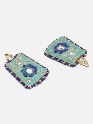Neelkanth glow drop earring 4