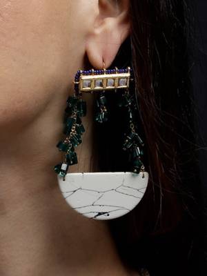 Sabz-e-bahaar drop earring 1