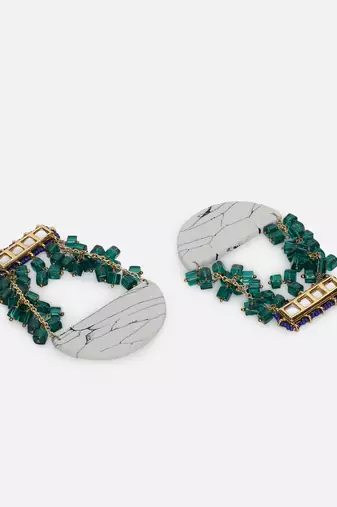 Sabz-e-bahaar drop earring