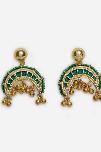 Zamurd noor drop earring