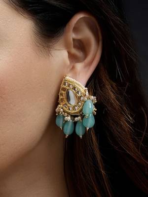 Aab-e-neel drop earring 1