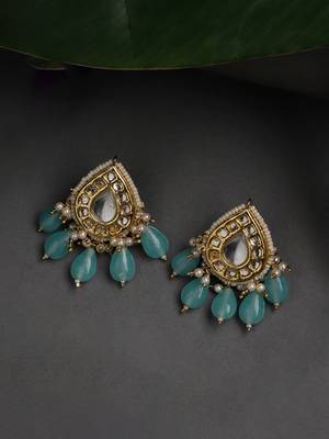 Aab-e-neel drop earring 2