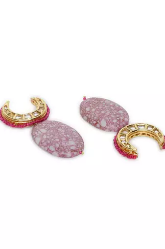 Gul-e-rang drop earring