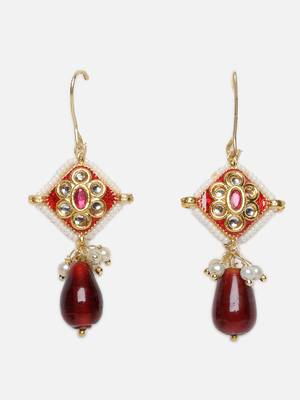 Rang-e-anar drop earring 3