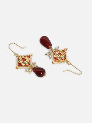 Rang-e-anar drop earring 4