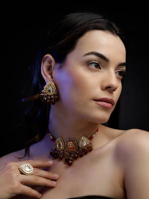 Rang-e-atish drop earring 5