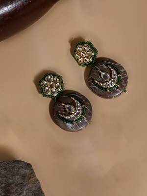 Zamurd zameen drop earring 2