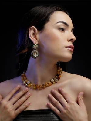 Zamurd zameen drop earring 5
