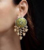 Gul-e-sabz drop earring