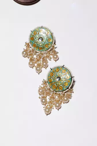 Gul-e-sabz drop earring