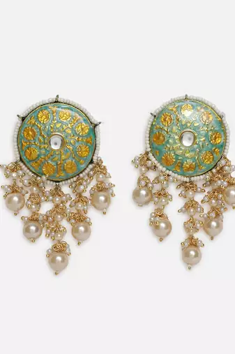Gul-e-sabz drop earring