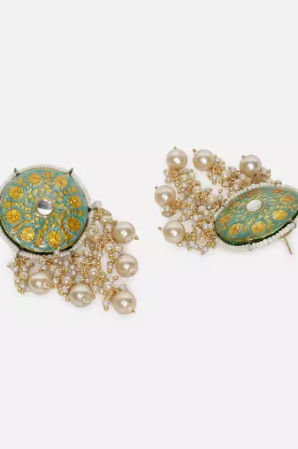 Gul-e-sabz drop earring