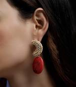 Anar-e-naqsh drop earring