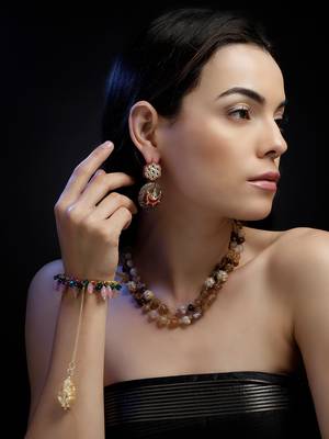 Khaak rang drop earring 5