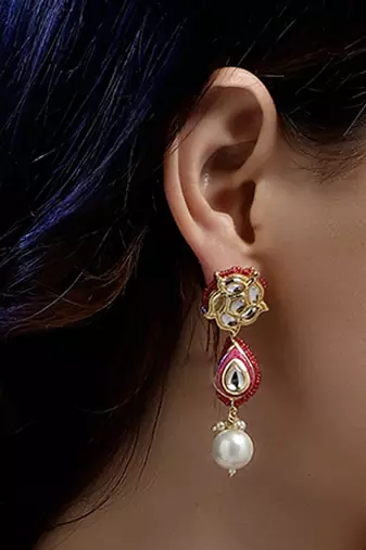 Rang-e-gul drop earring