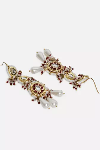 Husn-e-laal drop earring
