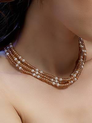 Dil-e-gulabi layered necklace 1