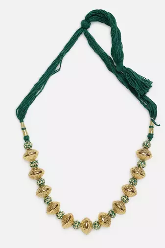 Sitar-e-zamurd layered necklace