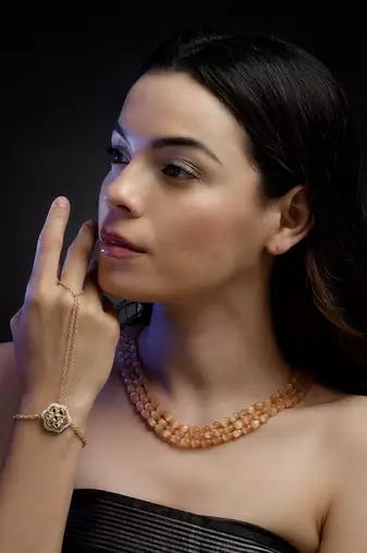 Gulzar-e-hayat layered necklace