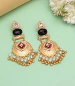 Black color amrapali earrings