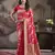 Women's Red Soft Lichi Silk Jacquard Traditional Saree with Blouse