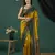 Mustard banarasi silk blend wevon jari heavy looks glamorous ceremonial saree
