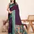 Purple heavy wevon jacquard silk blend saree for traditonal looks