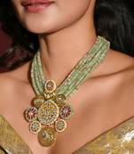 Ethereal green necklace