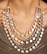 Classic golden necklace set