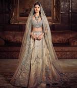 The Silver Needle Tree of Life Lehenga