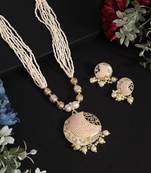 White color traditional necklace set