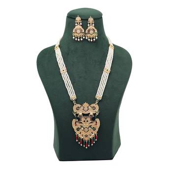 Multi color meena work rajputi jewellery rani haar 2
