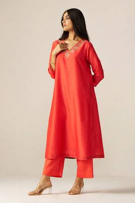 Bittersweet red sherni print co-ord set 2