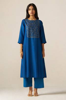 Vallarta blue sherni print co-ord set 1
