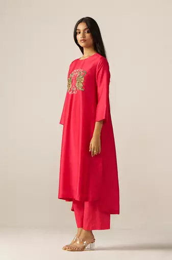 Azalea pink sherni print co-ord set